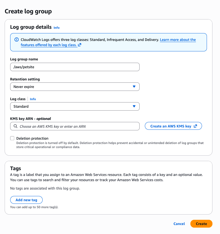 Create-log-group